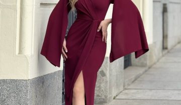 Vestido Bata Mangas Abiertas