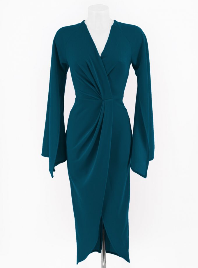 Vestido Bata Mangas Abiertas