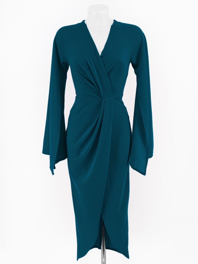 Vestido Bata Mangas Abiertas - Imagen 7