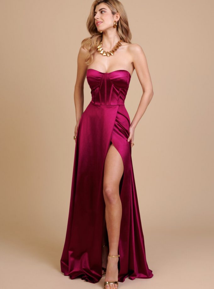 Vestido Corsé Seda Basic