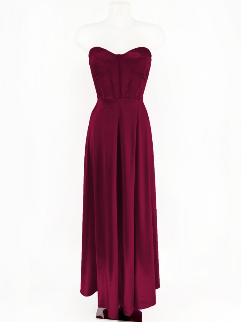 Vestido Corsé Seda Basic - Imagen 14