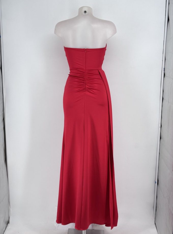 Vestido Seda Corsé Lazada