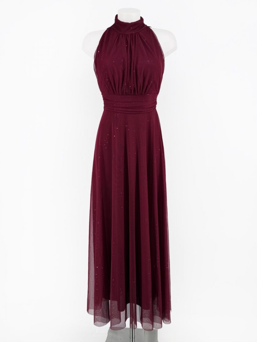Vestido Tul Halter Brillos - Imagen 6
