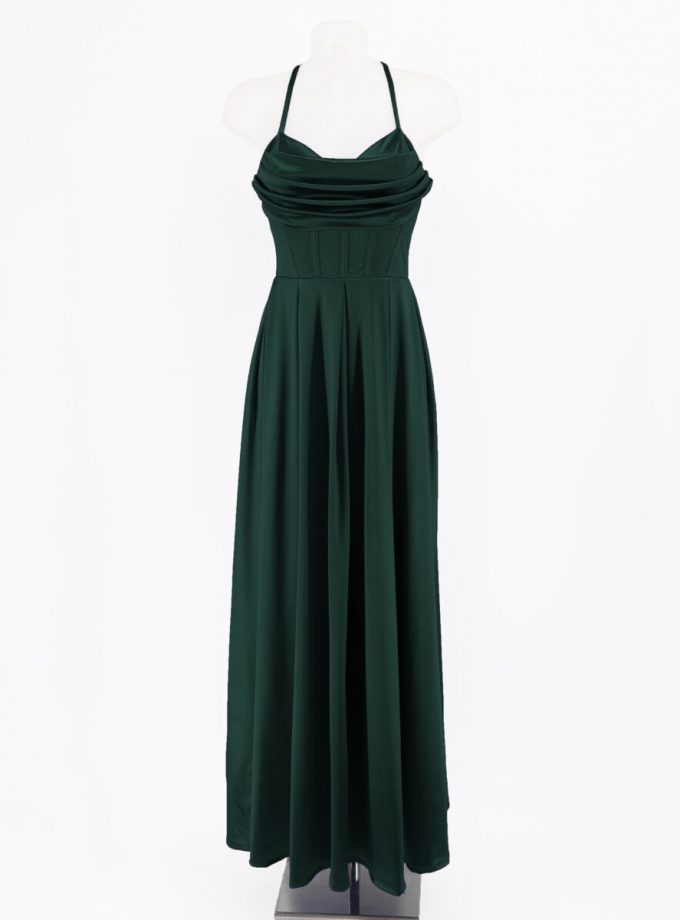 Vestido Seda Varillas Vuelo