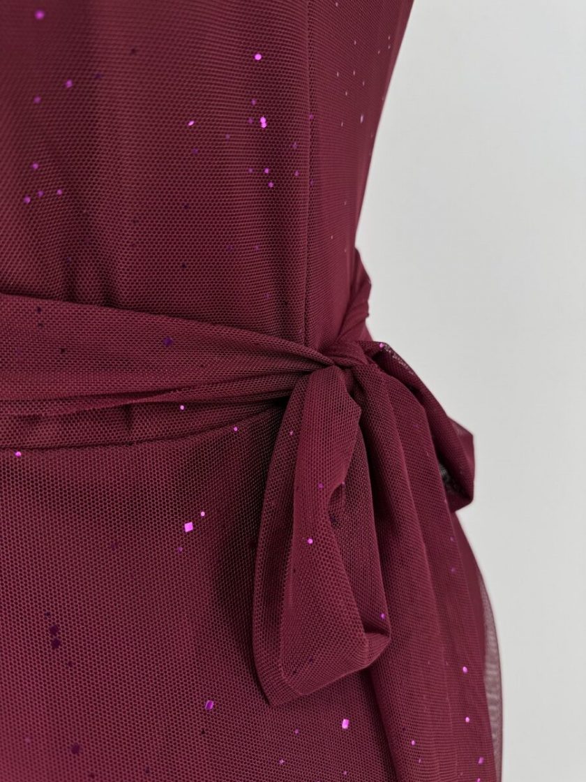 Vestido Tul Halter Brillos - Imagen 9