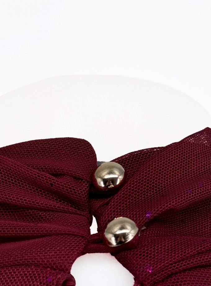 Vestido Tul Basic Halter Brillos