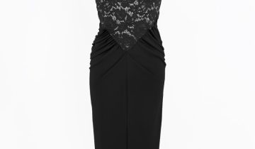 Vestido Halter Encaje Largo