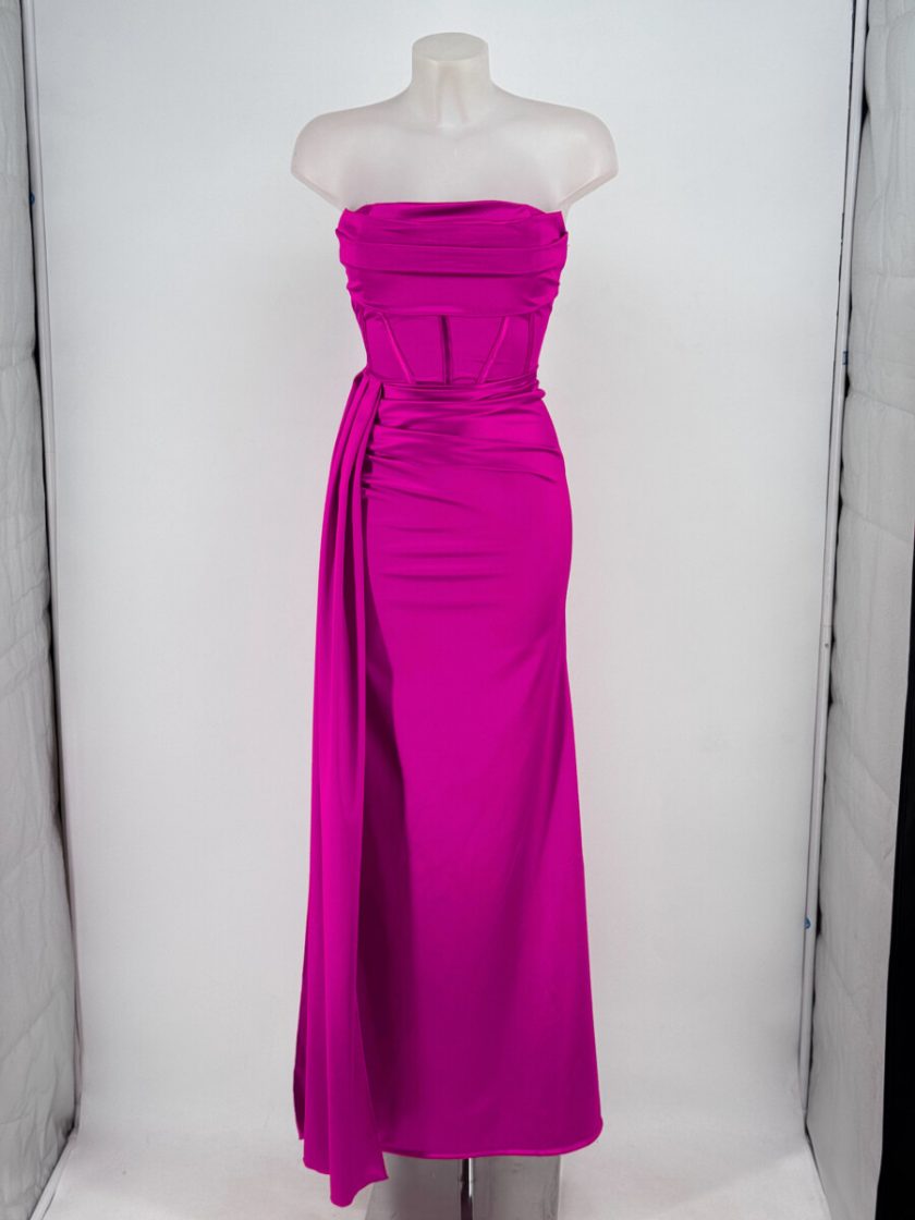 Vestido Seda Corsé Lazada - Imagen 27
