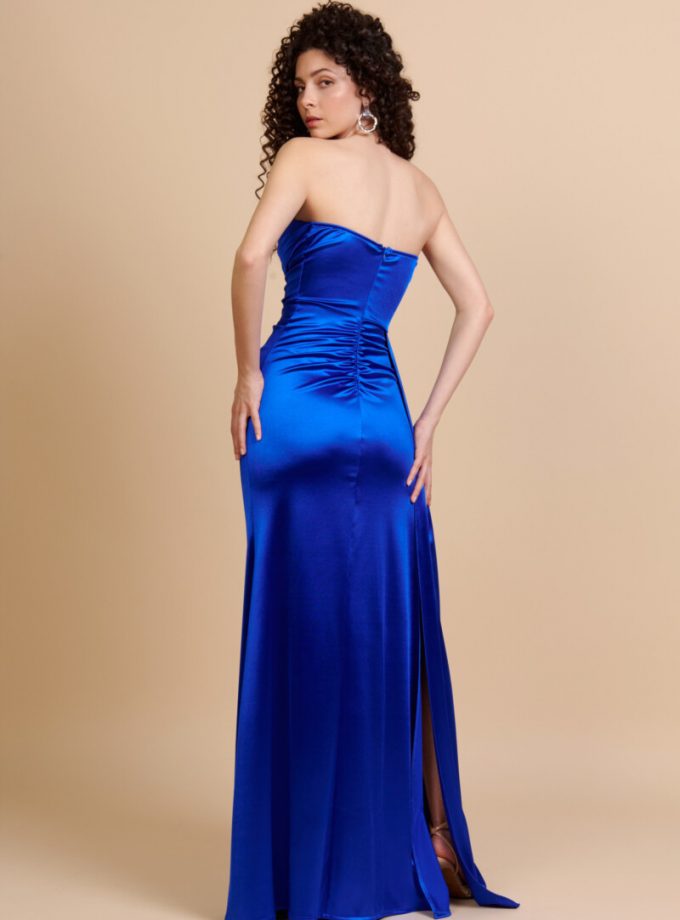 Vestido Seda Corsé Lazada