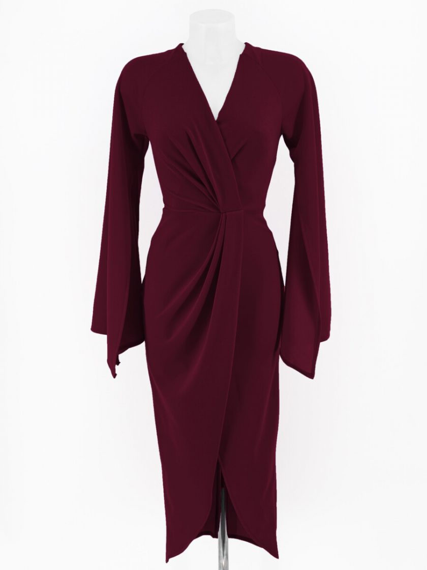 Vestido Bata Mangas Abiertas - Imagen 6