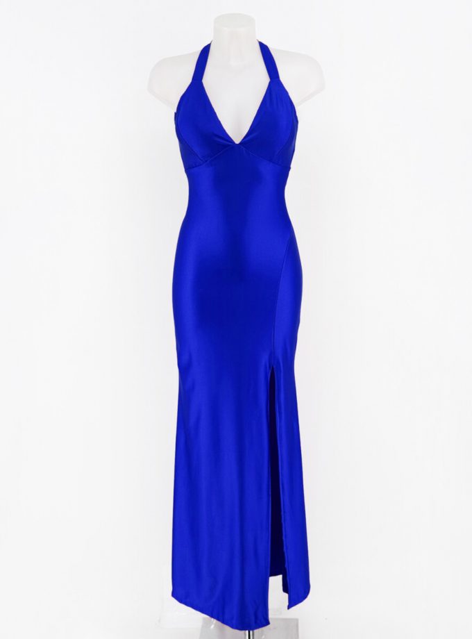 Vestido Seda Espalda Abierta