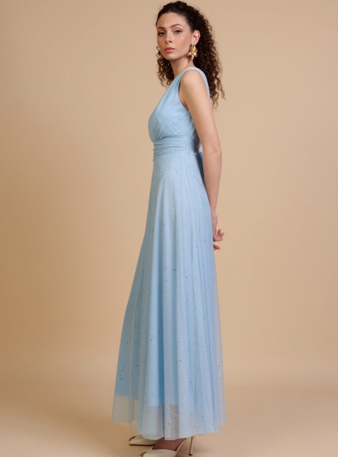 Vestido Tul Brillos Tirantes