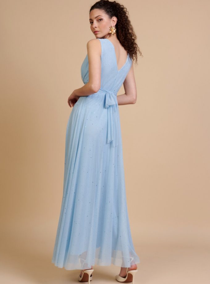 Vestido Tul Brillos Tirantes