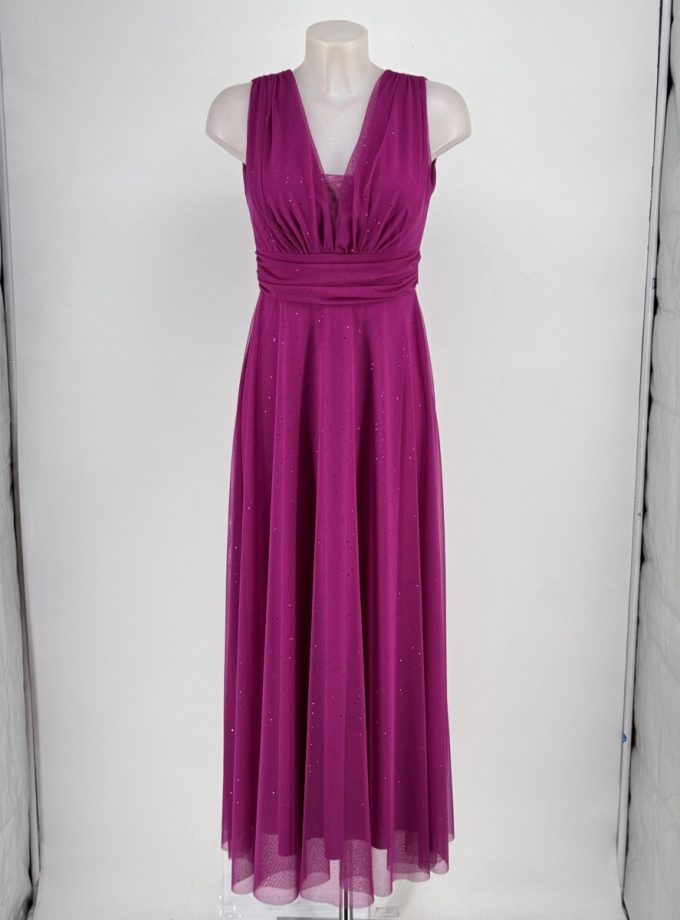 Vestido Tul Brillos Tirantes