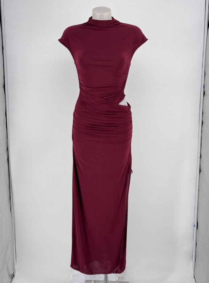 Vestido Manga Corta Cuello