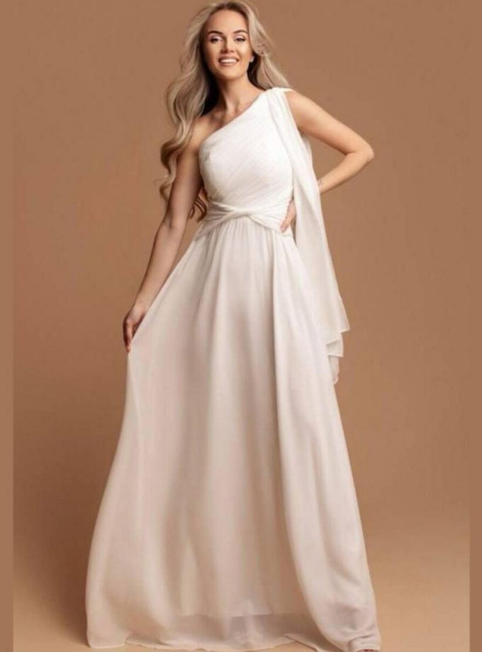 Vestido Antía Novia Nudo Cintura