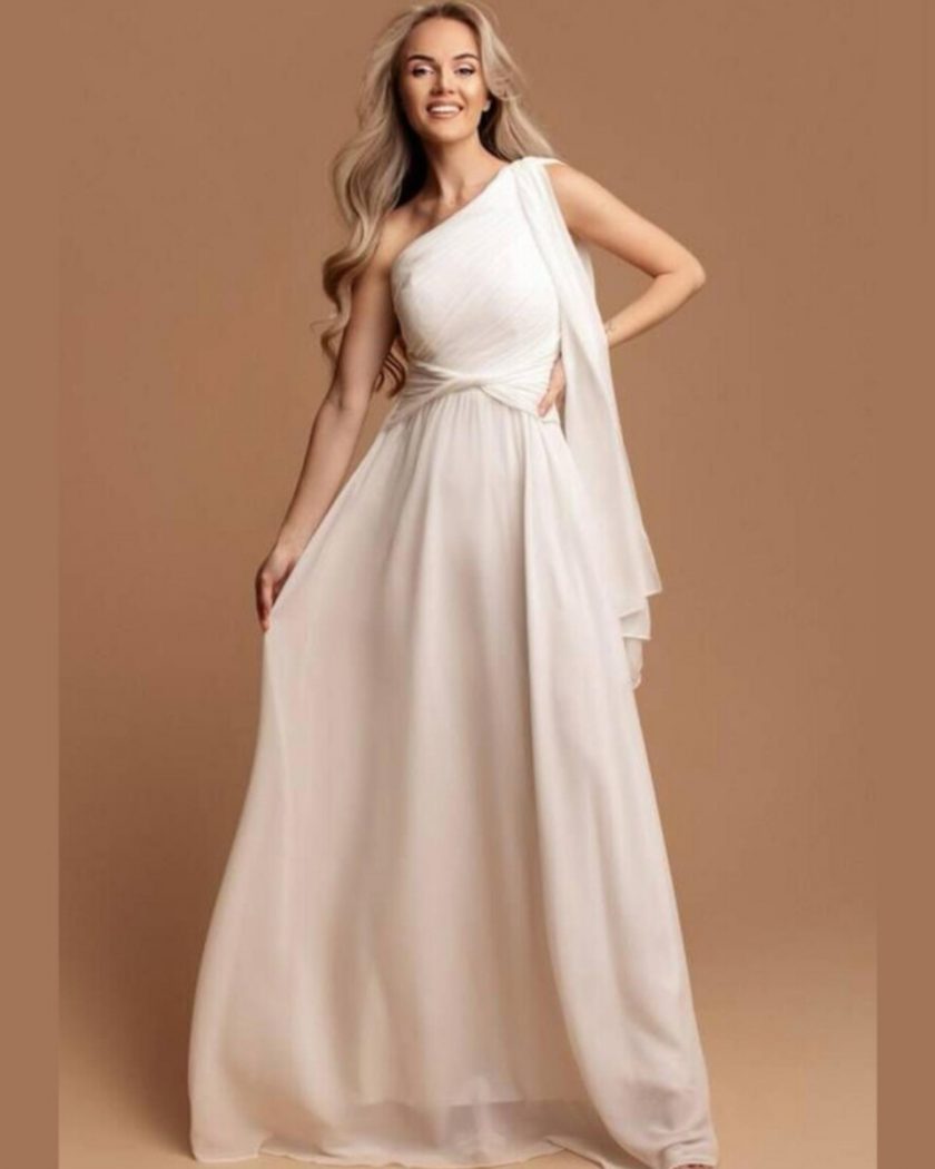 Vestido Antía Novia Nudo Cintura - Imagen 3