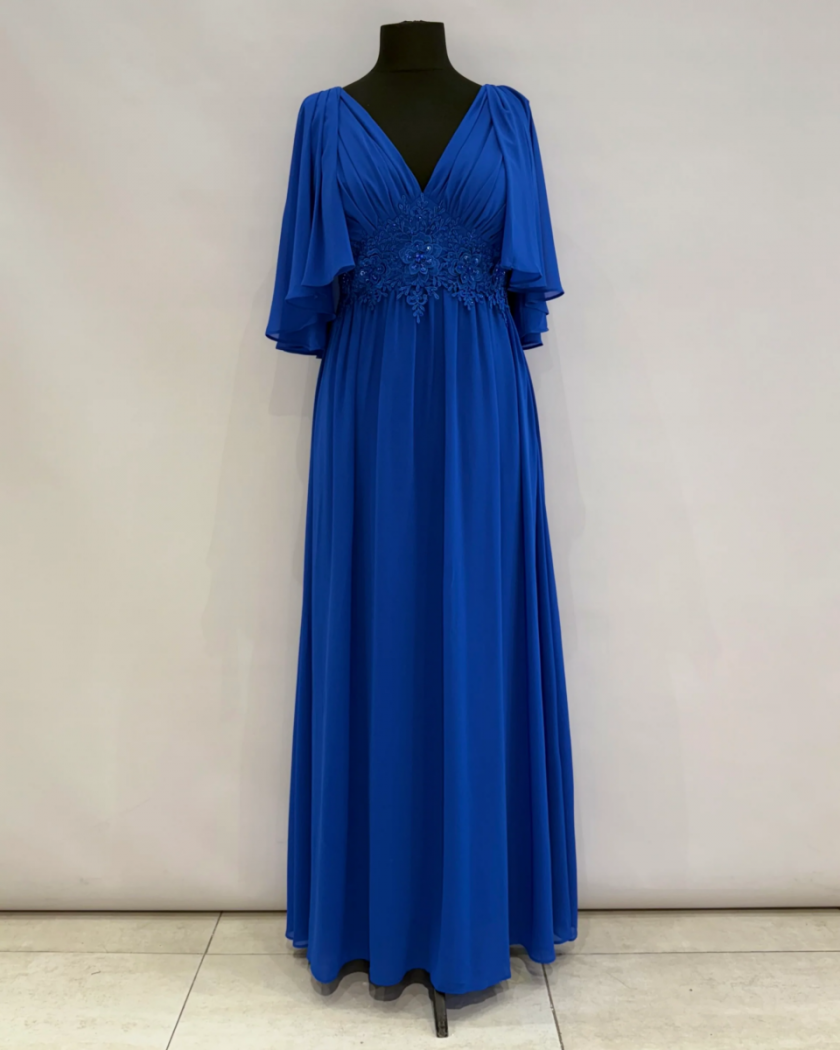 Vestido Capa Cintura Flores Curvy - Imagen 8