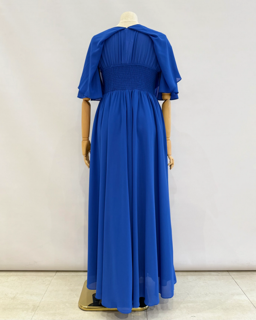 Vestido Capa Broche Flor Curvy - Imagen 5