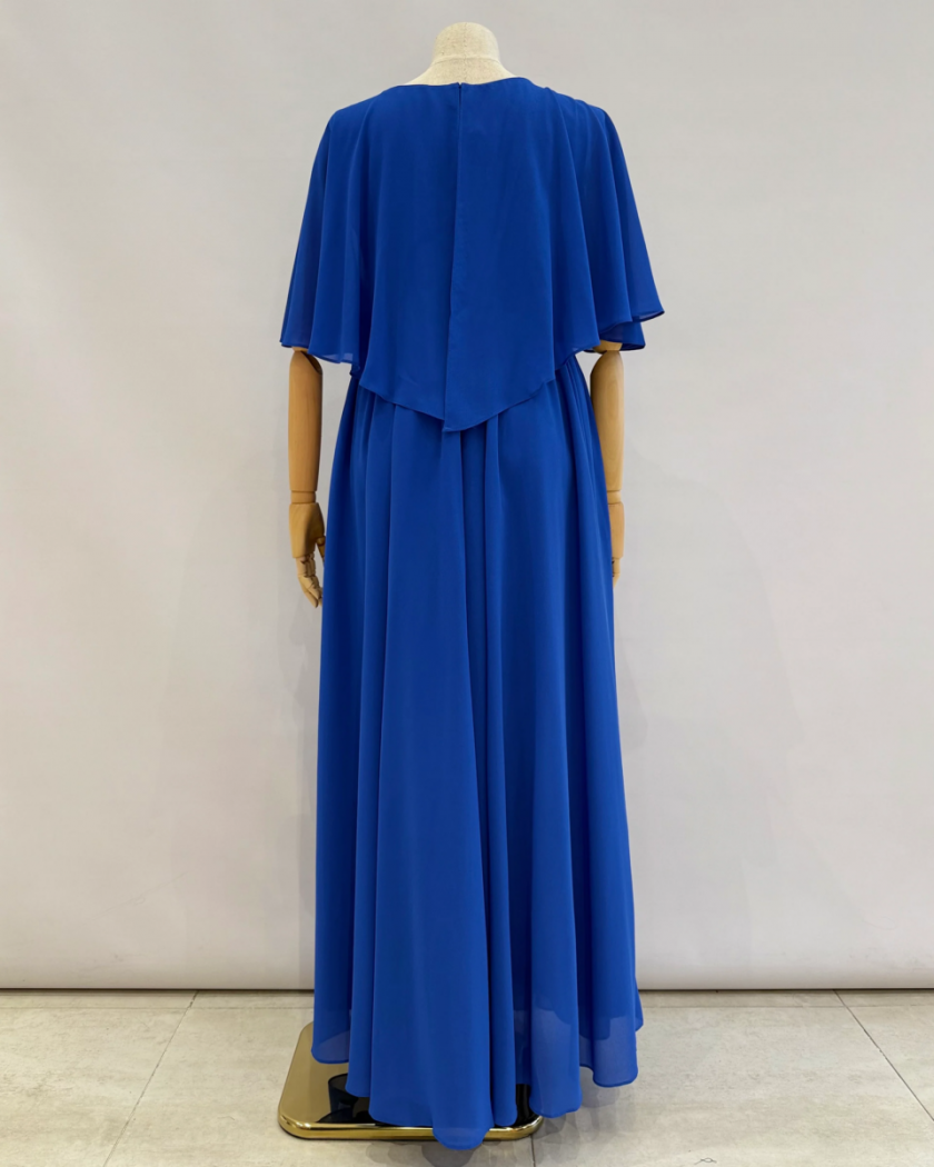 Vestido Capa Broche Flor Curvy - Imagen 13