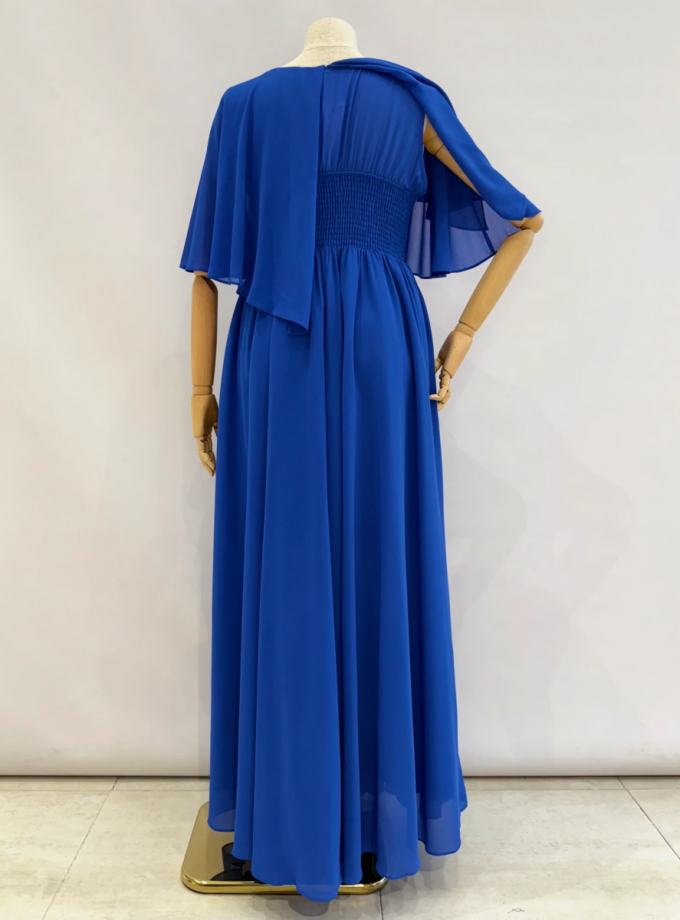 Vestido Capa Broche Flor Curvy