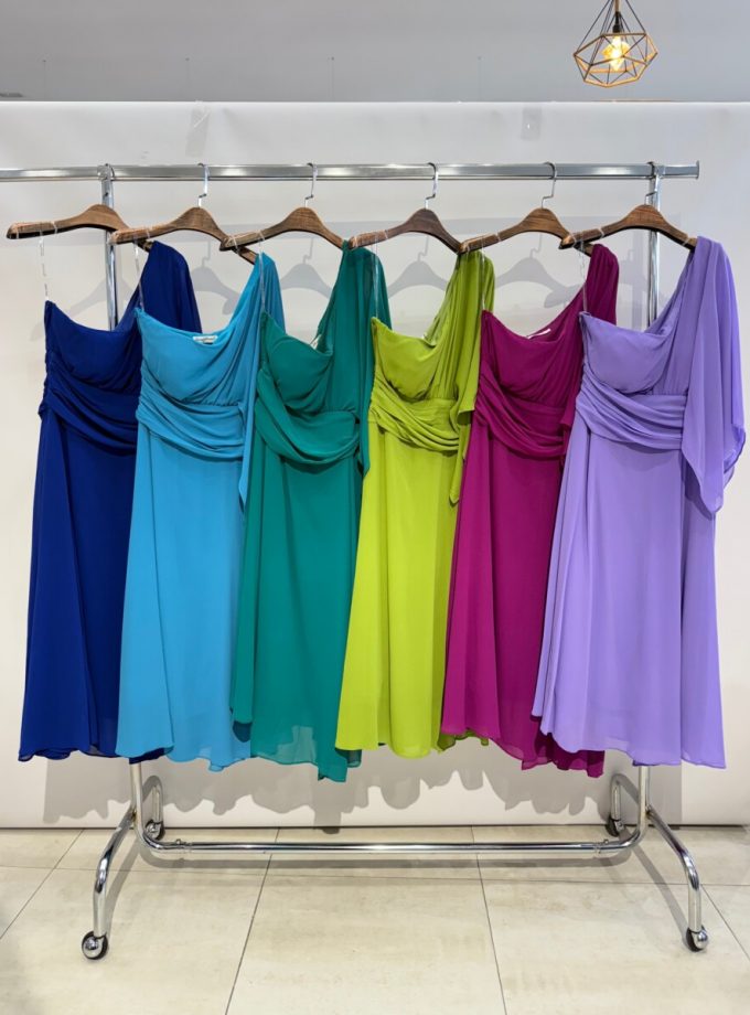 Vestido Asimétrico Midi Curvy