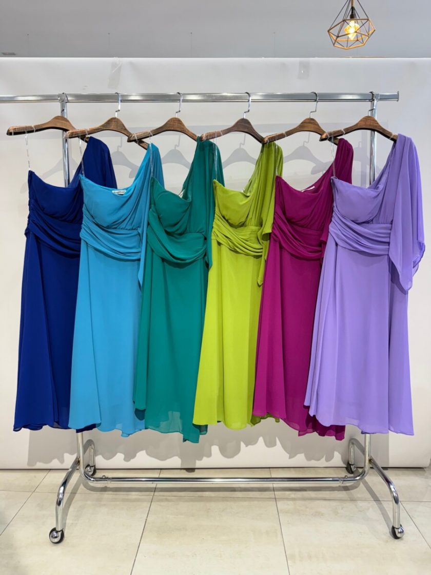 Vestido Asimétrico Midi Curvy - Imagen 2