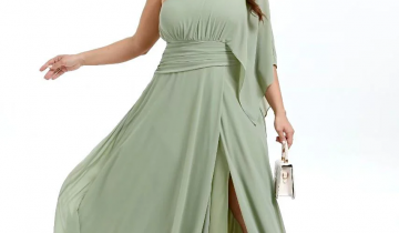 Vestido Asimétrico Largo Curvy