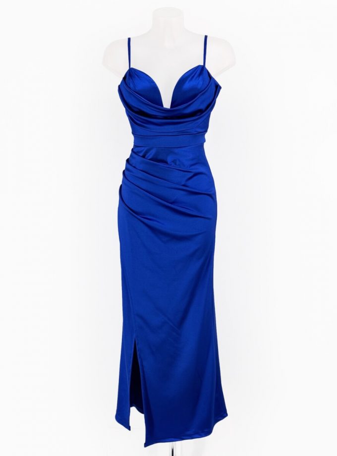 Vestido Seda Cascada Tirantes