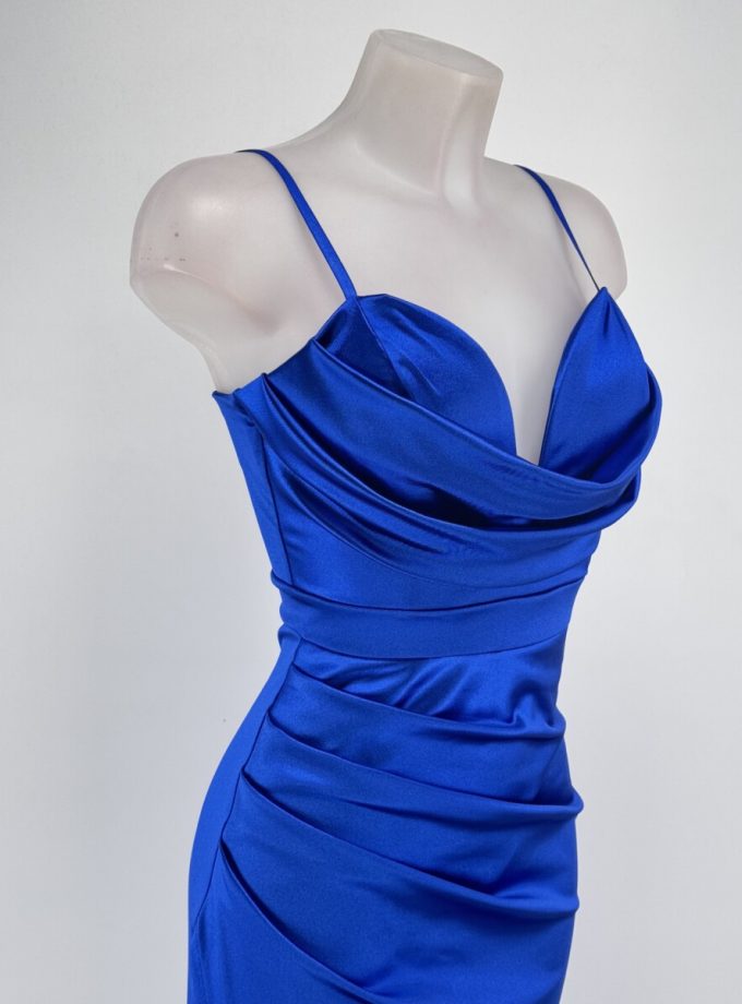 Vestido Seda Cascada Tirantes