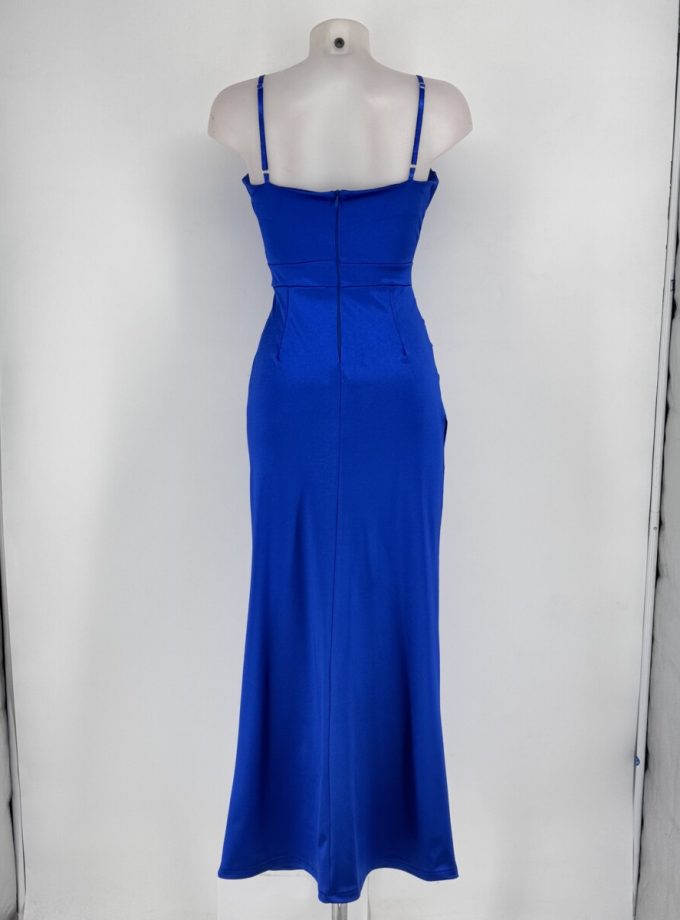 Vestido Seda Cascada Tirantes