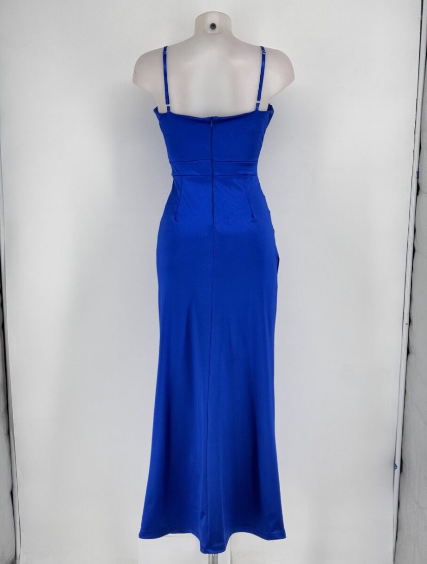Vestido Seda Cascada Tirantes - Imagen 11