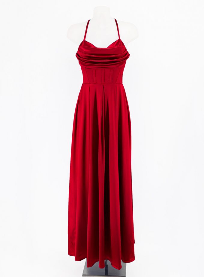 Vestido Seda Varillas Vuelo