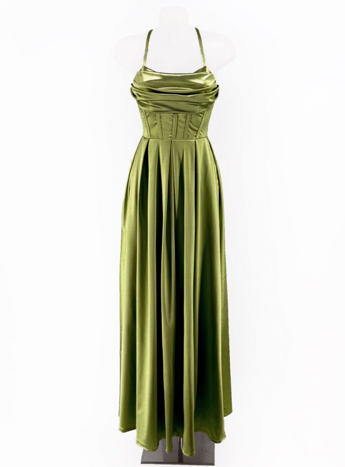 Vestido Seda Varillas Vuelo