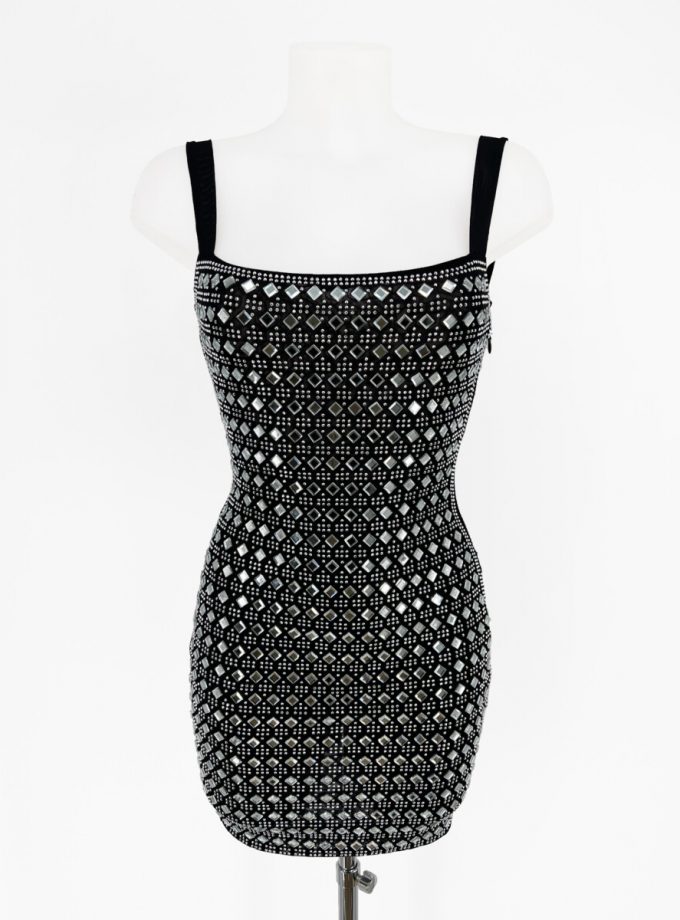 Vestido Cristales Corto