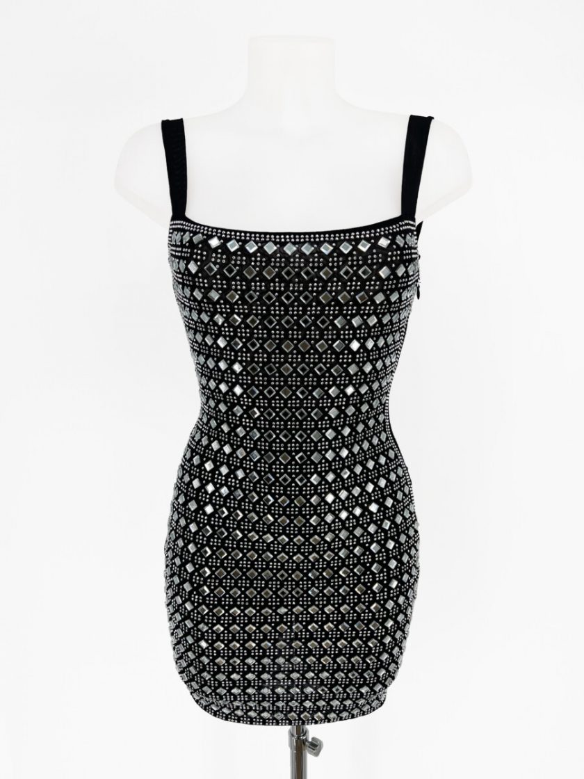 Vestido Cristales Corto - Imagen 9