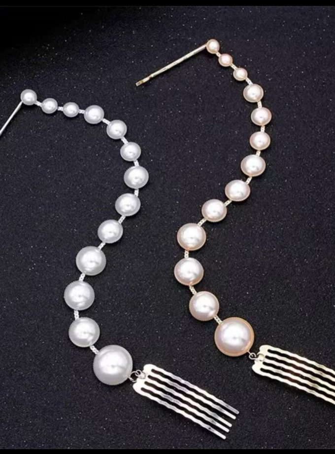 Tocado Cadena Perlas