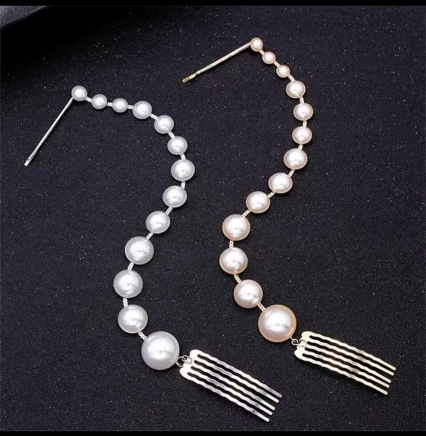 Tocado Cadena Perlas - Imagen 2
