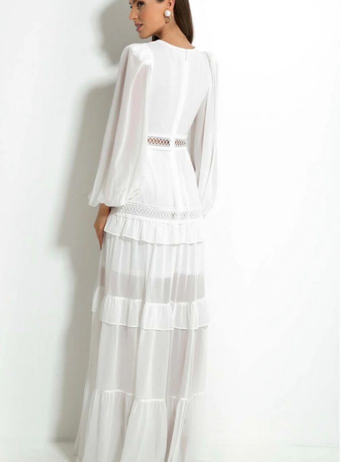 Vestido Boho Mangas Curvy Novia