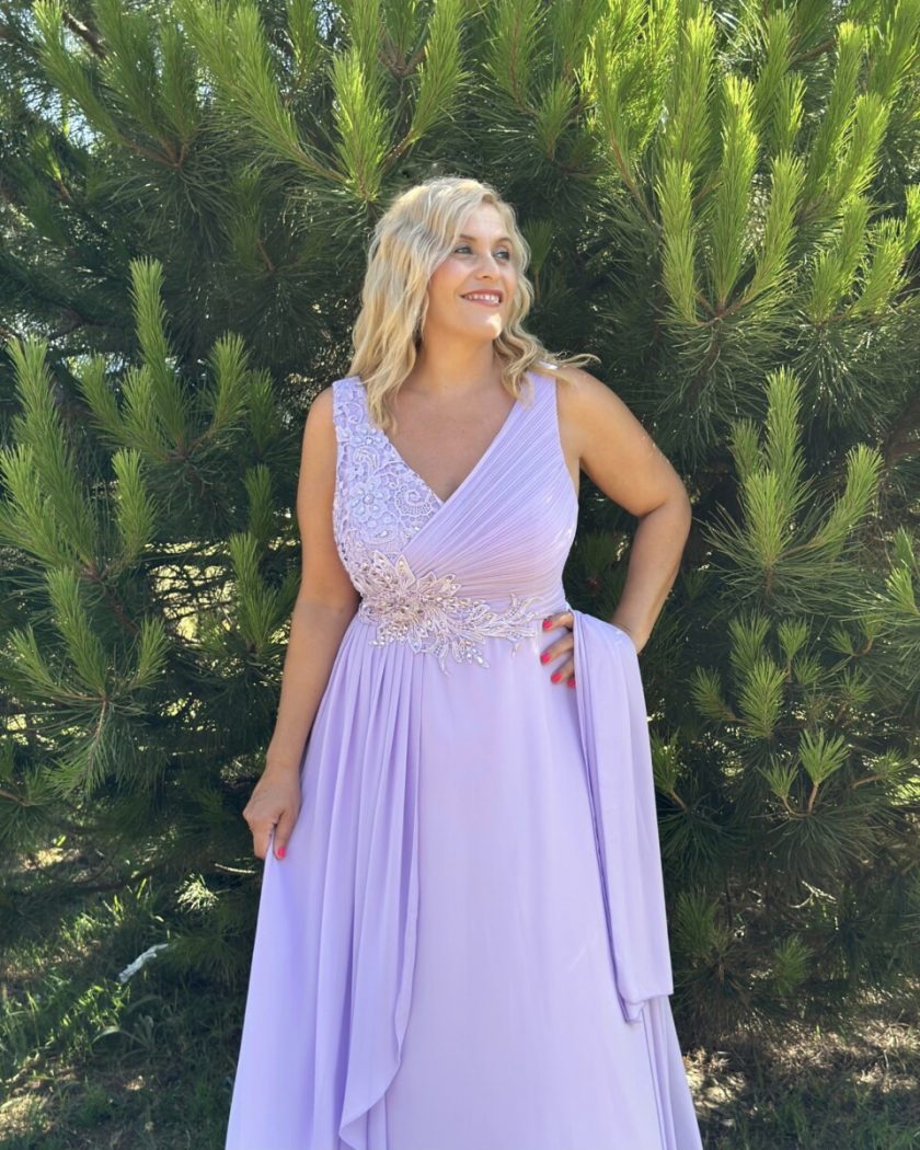 Vestido Curvy Chal Novia - Imagen 5