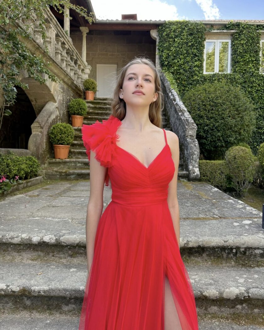 Vestido Tul Abertura Hombro Curvy - Imagen 20