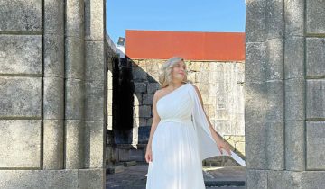 Vestido Antía Novia Nudo Cintura