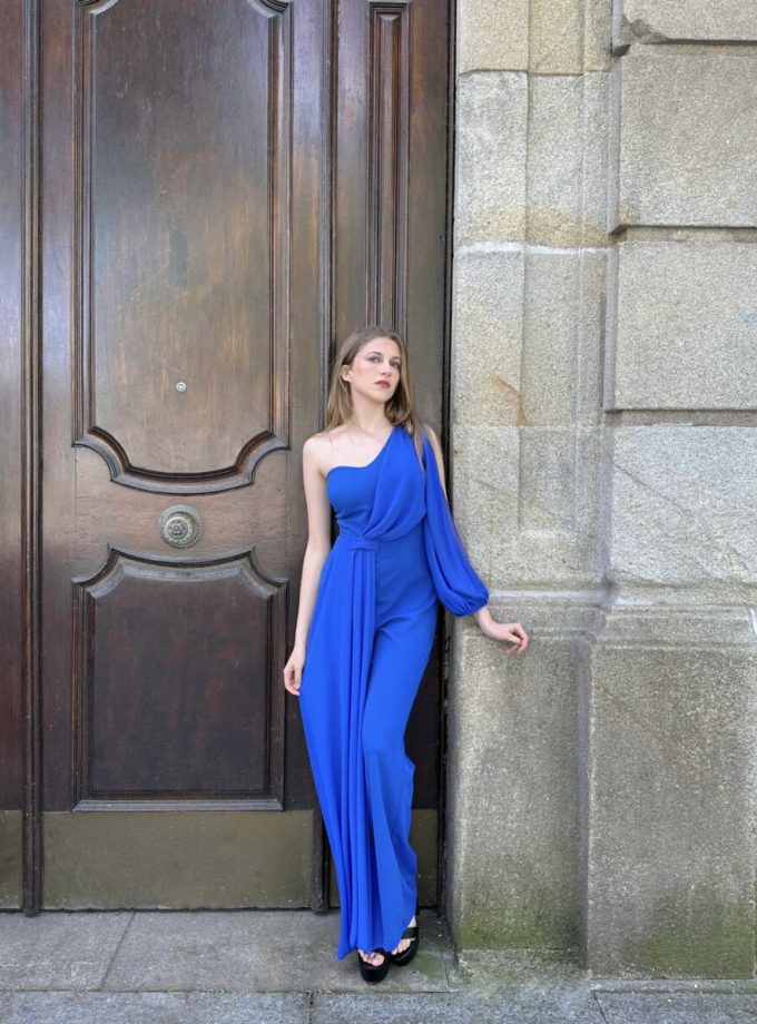 Mono Asimétrico Manga Gasa