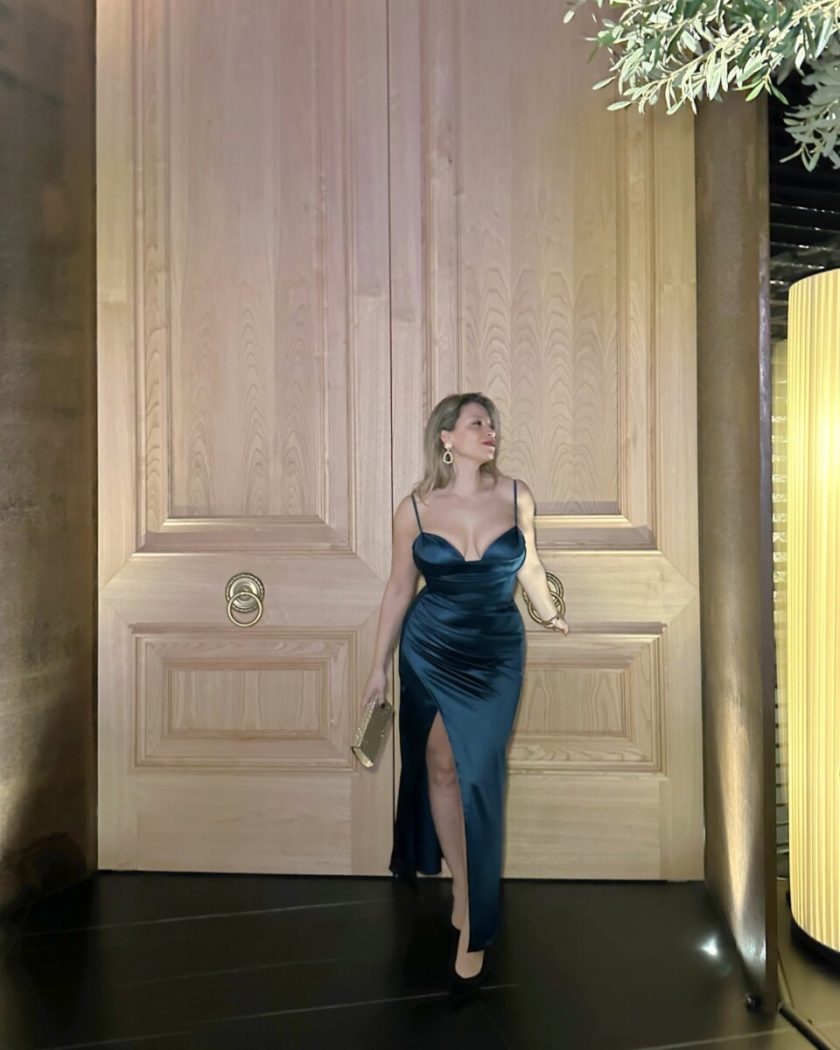 Vestido Seda Cascada Tirantes - Imagen 20