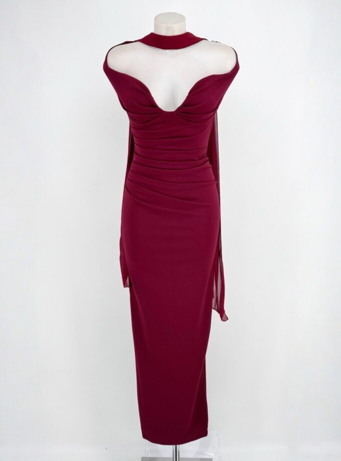 Vestido Sirena Escote Hombros