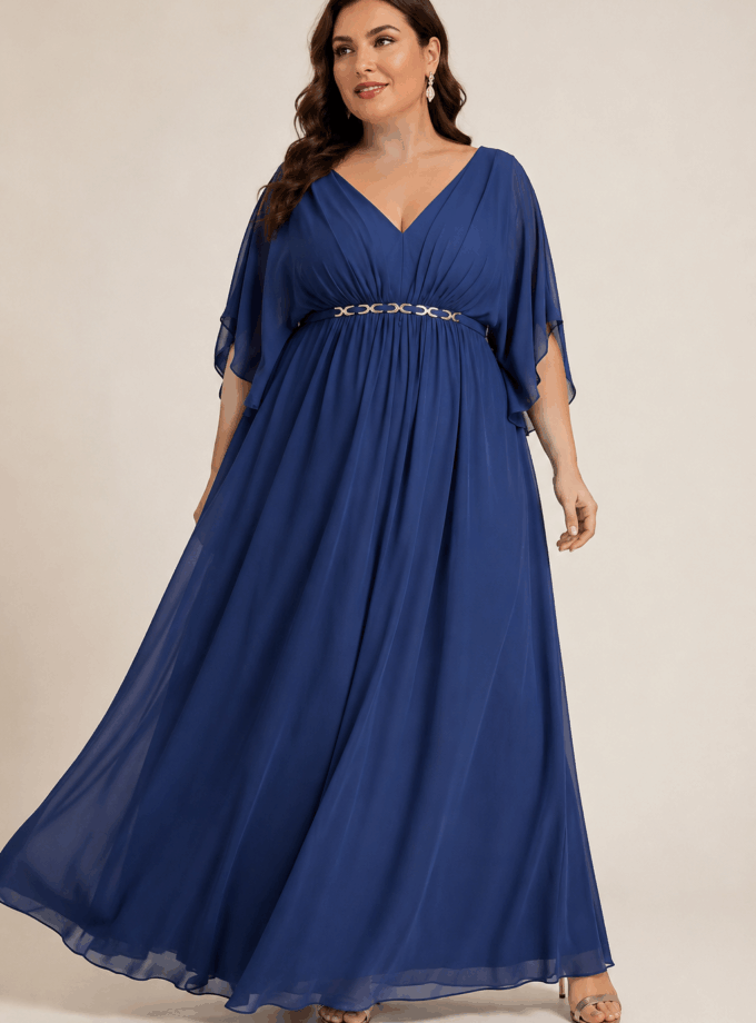 Vestido Cadena Cintura Curvy