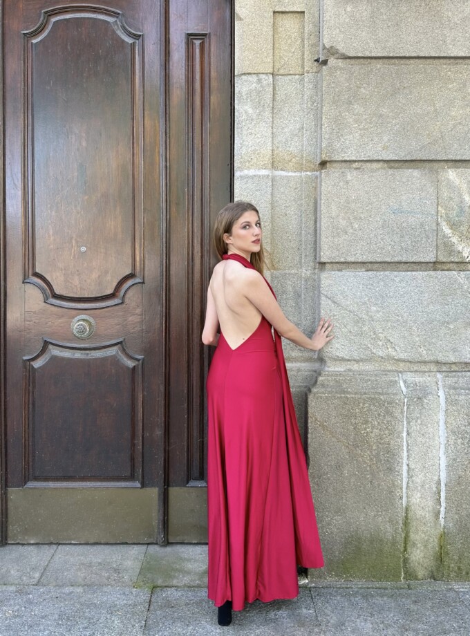 Vestido Multiposición Seda Sirena