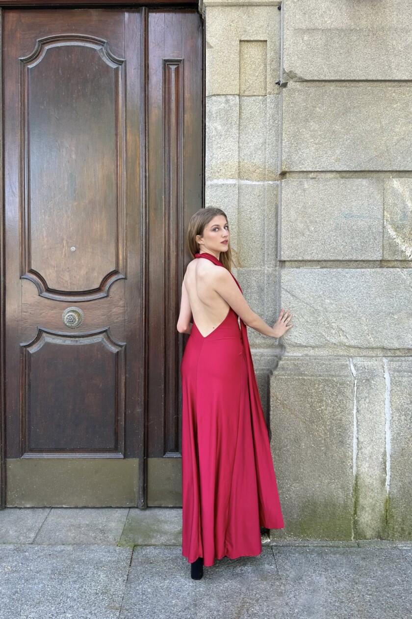 Vestido Multiposición Seda Sirena