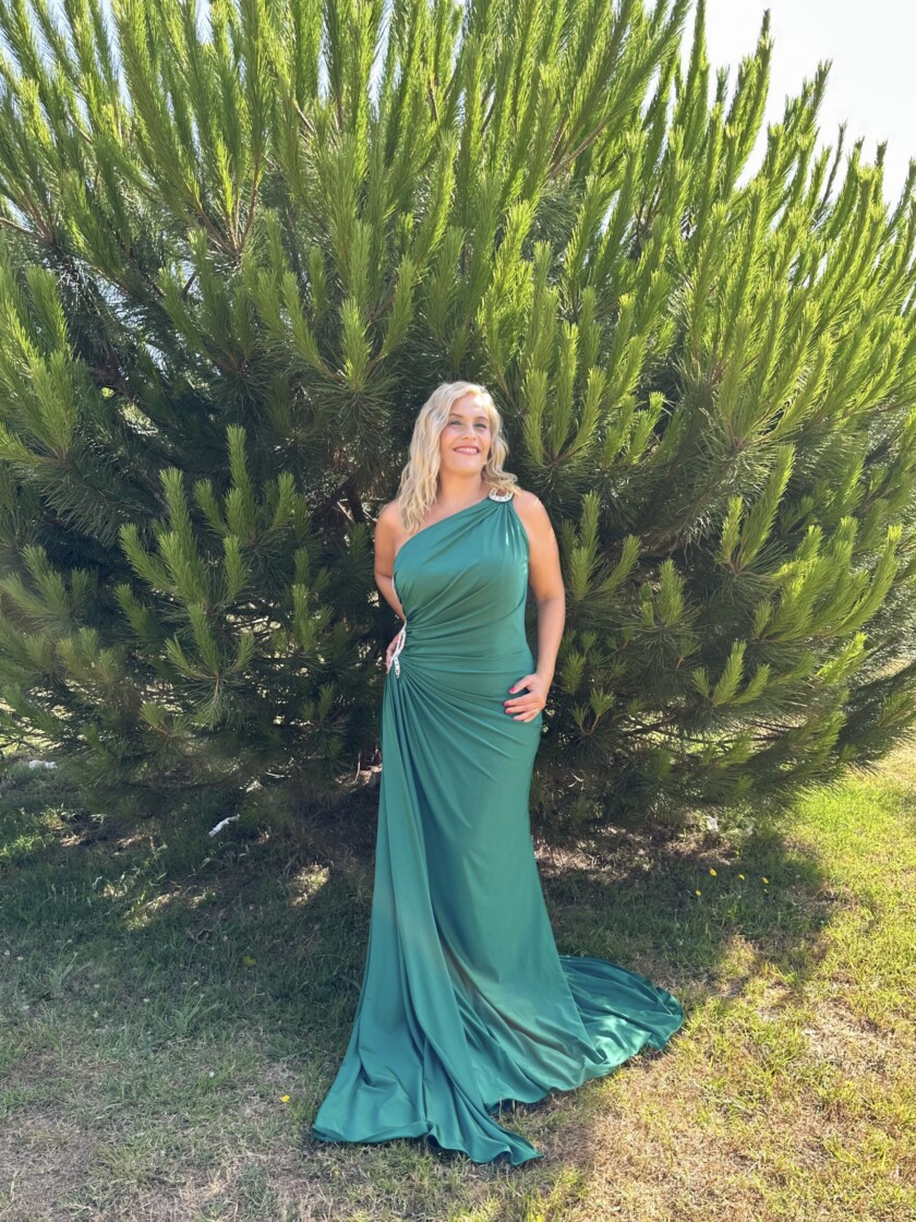 Vestido Sirena Seda Curvy