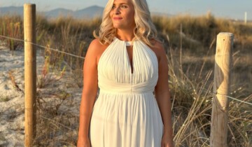 Vestido Novia Halter Espalda